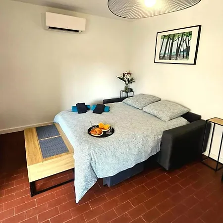 Cozy T2 With Garden Near The Sea 아파트 생 망드리에 쉬르 메르